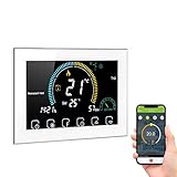 Aoresac Termostato para calderas de gas, termostatos inteligentes WiFi para el hogar, termostato...