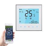 Qiumi Termostato Inteligente WiFi Aire Acondicionado Controlador de Temperatura con Pantalla LCD de...